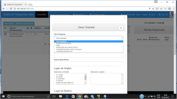 teladeaberturadechamadotransporte