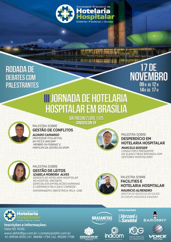 iii jornada hotelaria hospitalar brasilia